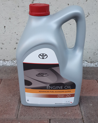 5 L Olio Toyota 0w20 Hybrid Original Genuine Oil