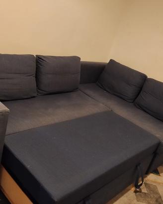 Divano Letto con 4 Cuscini IKEA