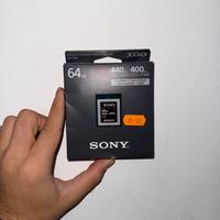 scheda di memoria Sony XQD 64 GB