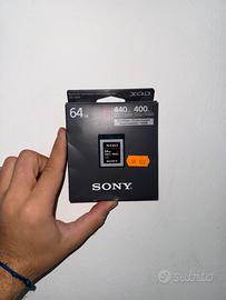 scheda di memoria Sony XQD 64 GB