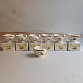 Lotto 7 tazze Coccini Mulino B. con scatola 