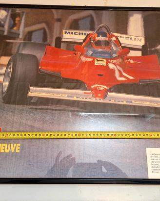 Gilles Villeneuve originali anni 80, 