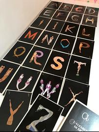 Cartoline cofanetto cards Vintage Erte’ Alfabeto