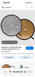 Pannello riflettente argente lastolite 95 cm