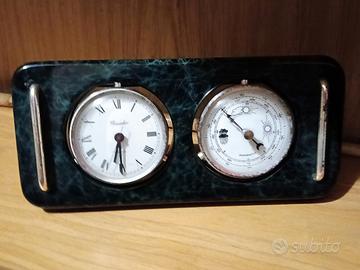 Pineider: Set Orologio e Barometro in Marmo 