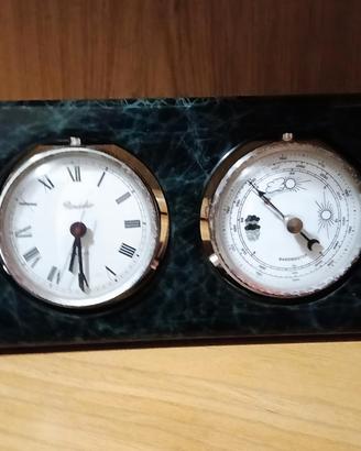 Pineider: Set Orologio e Barometro in Marmo 