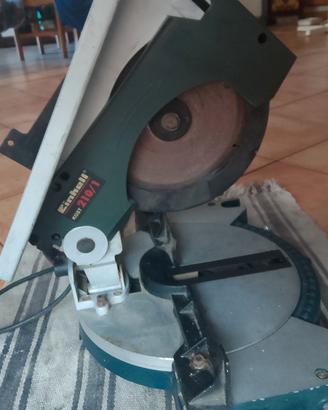 troncatrice per legno con piano superiore einhell