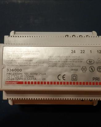 alimentatore citofono BTicino Terraneo