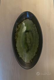 Piccolo Vassoio ellittico in ceramica artistica