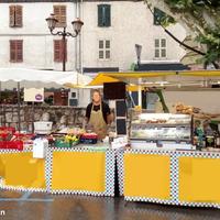 Rimorchio Negozio x Mercati 2m chiuso/3,5m aperto