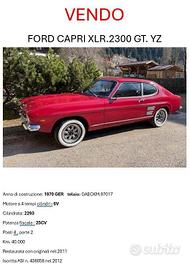 Ford CAPRI XLR.2300 GT. YZ