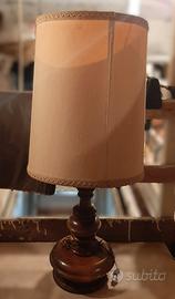 LUME A CAPPELLO PIEDE IN NOCE