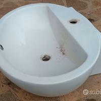 Lavabo a bacinella ceramica Flaminia