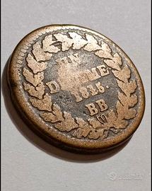 Rara moneta 1 dime 1815 - BB - Francia