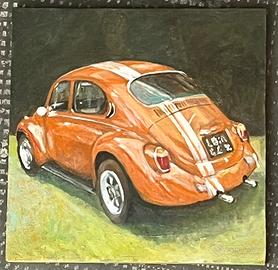 Quadro Dipinto a Mano - Volkswagen Maggiolino