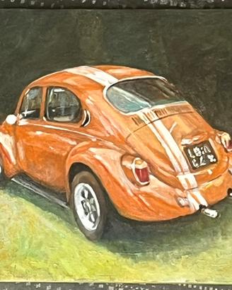 Quadro Dipinto a Mano - Volkswagen Maggiolino