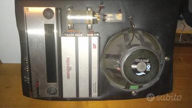 Cappelliera altoparlante/amplificatori