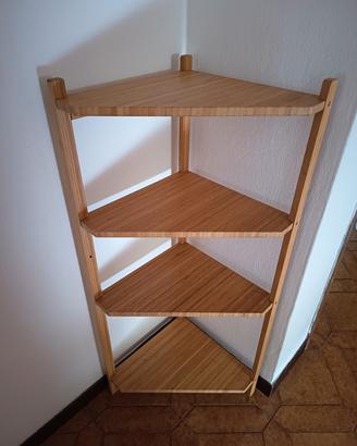 RÅGRUND Scaffale angolare bambù ikea