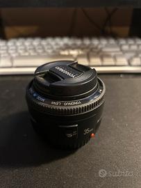 Obiettivo Yongnuo 35mm f2 EF ( attacco Canon )