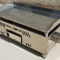 Fry Top in acciaio inox per cottura