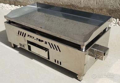 Fry Top in acciaio inox per cottura