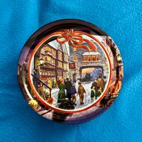 SCATOLA DI LATTA TONDA NATALIZIA