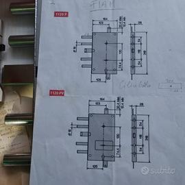 Serratura porta blindata