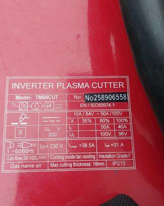 Taglia Plasma 50A