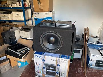 Subwoofer Pride 1200W + Impianto Completo Auto