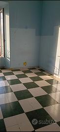 Marmette d'epoca, graniglia bianco e smeraldo 