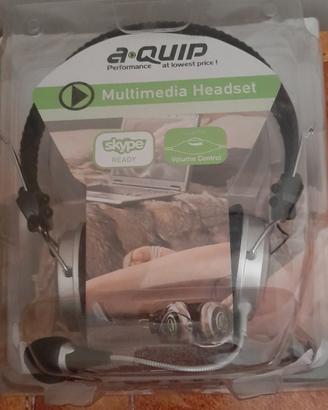 Cuffia multimediale Headset 
