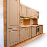 Cucina Lineare Completa Classica in Travertino