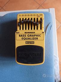 Pedale equalizzatore per basso