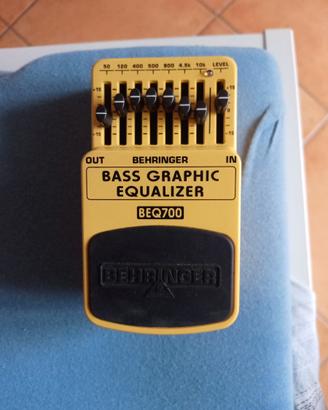 Pedale equalizzatore per basso