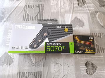 Nvidia RTX 5070 Ti e 32 GB RAM DDR5
