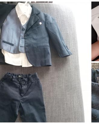 Abito completo elegante neonato / bambino 9 mesi