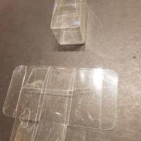 Scatoline trasparenti PVC acetato automontanti