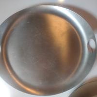 sottopiatto 34x32 bistondo acciaio inox 1810 marca