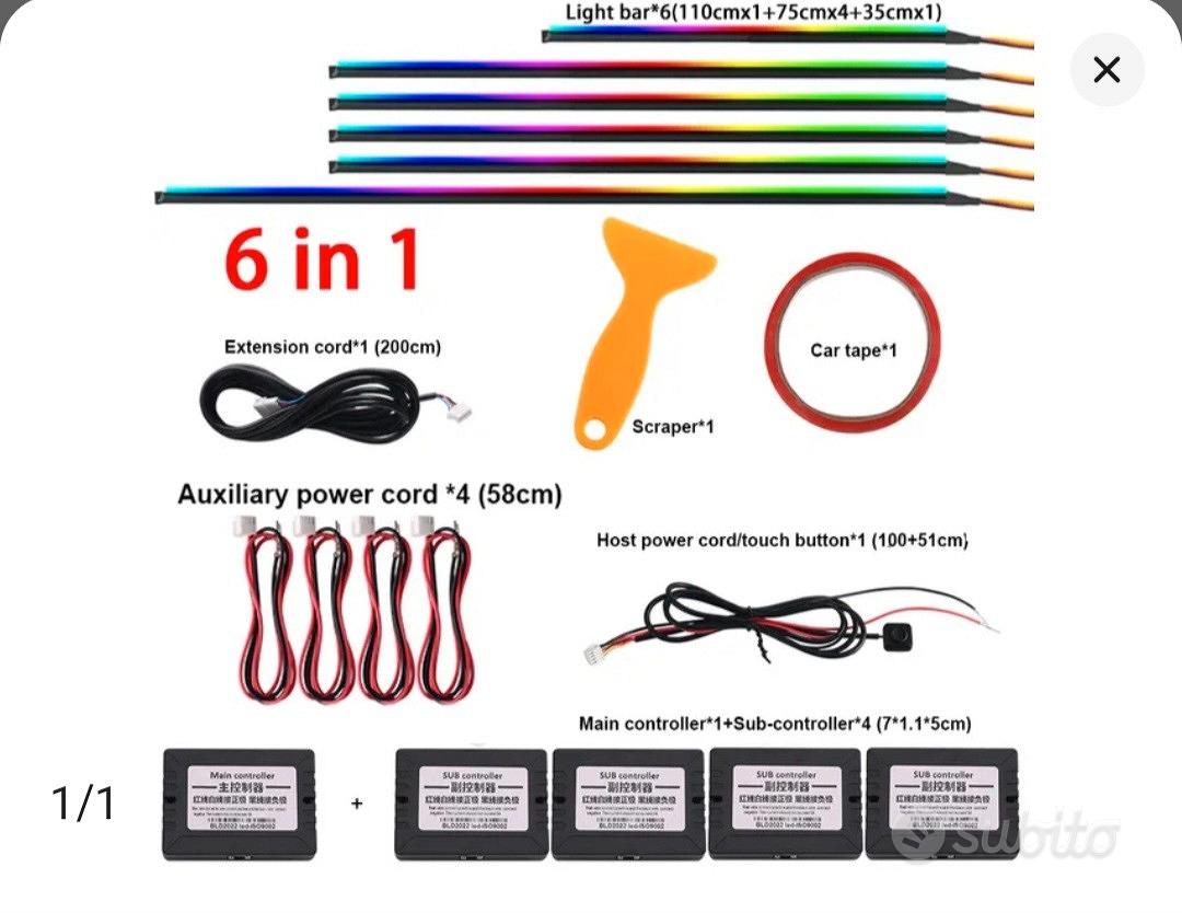 kit led rgb auto - Accessori Auto In vendita a Torino