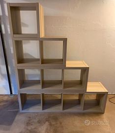 Scaffali Kallax Ikea rovere mordente bianco