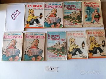 10 Libretti messaggerie musicali