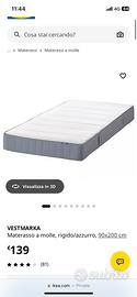 Materasso letto singolo