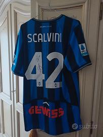 maglia autografata Scalvini
