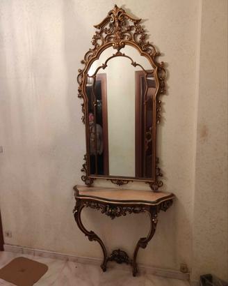 Consolle con specchio / trasporto 