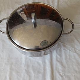 Pentola diam 24 acciaio triplo fondo Serafino Zani