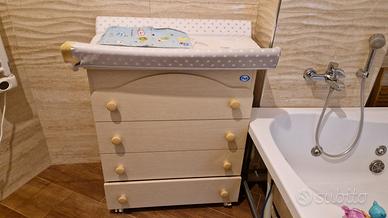 Cassettiera pali con vaschetta