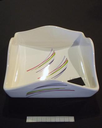 Portatovaglioli Alare Stripes in Ceramica