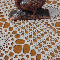 anatra con accendino in metallo 