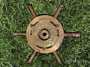 Valvola a Timone Nautica in ottone vintage