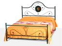 letto-in-ferro-battuto-con-medaglione-dipinto